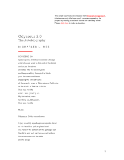 Odysseus 2.0 - Charles Mee