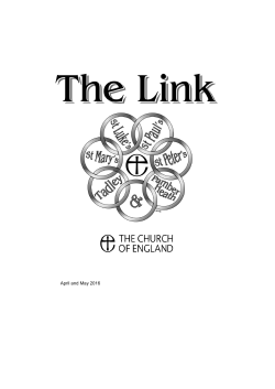 1 April and May 2016 - St. Mary`s Church Tadley