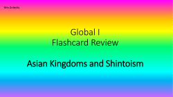 Asian Kingdoms and Shintoism
