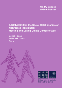 A Global Shift in the Social Relationships of Networked Individuals