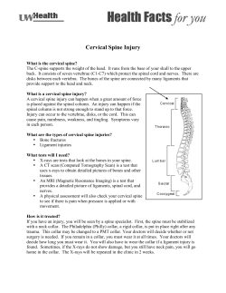 Cervical Spine Injury