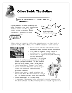 Oliver Twist: The Author