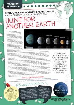 hunt for another earth
