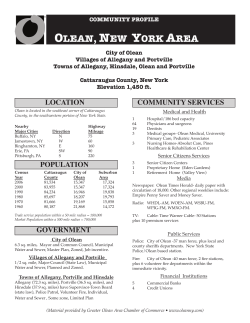 community profile olean, new york area