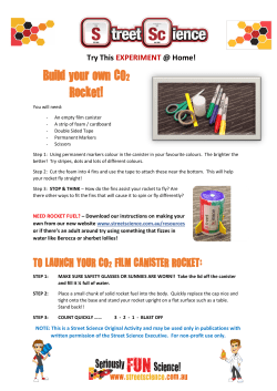 Build your own CO2 Rocket!