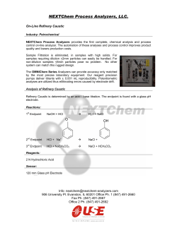 NEXTChem Process Analyzers, LLC.
