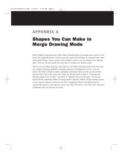 Shapes You Can Make in Merge Drawing Mode