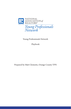 the ypn playbook - California Association of Realtors