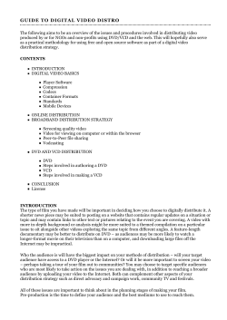 Guide to Digital Video Distro &mdash; EngageMedia