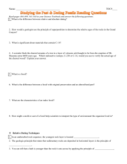 Dating Fossils