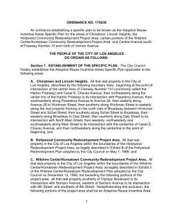 Adaptive Reuse Ordinance