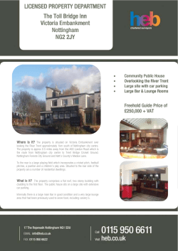 The Toll Bridge, Victoria Embankment, Nottingham