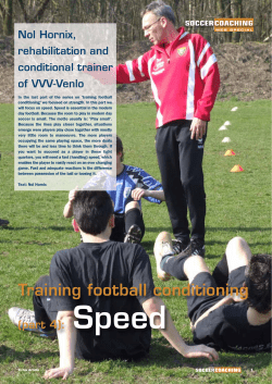 Training football conditioning