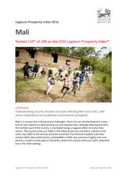 - Legatum Prosperity Index