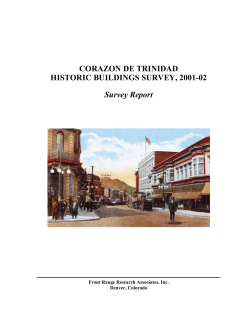 CORAZO DE TRI IDAD HISTORIC BUILDI GS