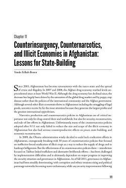 Counterinsurgency, Counternarcotics, and Illicit Economies in