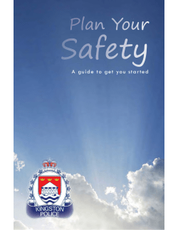 Personal Safety Plan