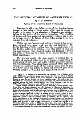 the national congress of american indians