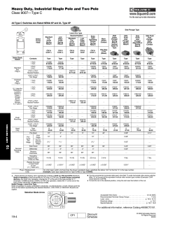 Square D 9007C62A2 Datasheet