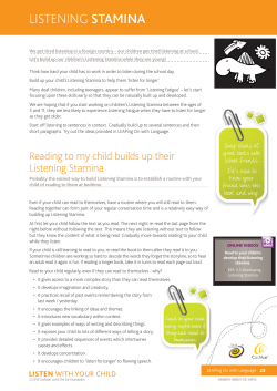 listening stamina