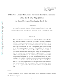 Diffractive-Like (or Parametric-Resonance