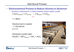 Hall-Heroult Process