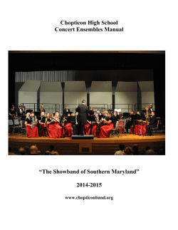 Introduction to the Chopticon High School Band - Schools