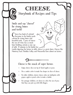Cheese - Oregon Dairy Council
