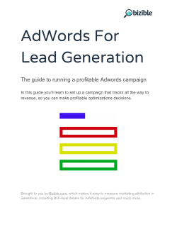 AdWords For Lead Generation