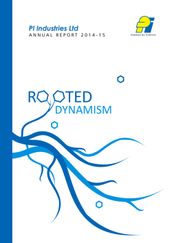 DYNAMISM - PI Industries