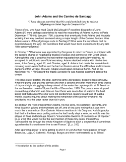 John Adams and the Camino de Santiago