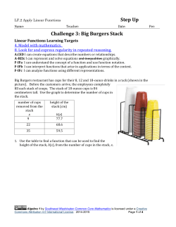 Challenge 1: How many nested cups will it take to be as tall as your