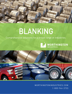 blanking - Worthington Industries