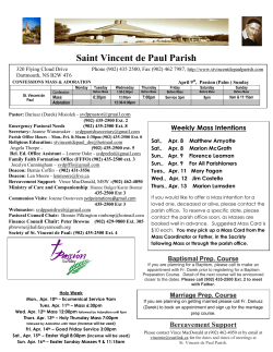 Bulletin Apr 9 2017 SVDP email