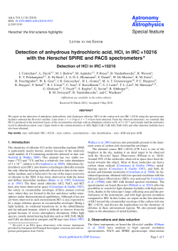 Detection of anhydrous hydrochloric acid, HCl, in IRC +10216 with