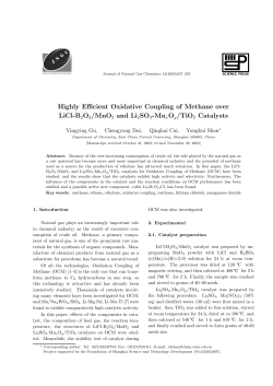 Highly Efficient Oxidative Coupling of Methane over LiCl
