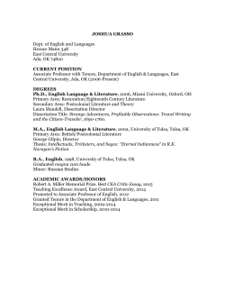 joshua grasso - East Central University