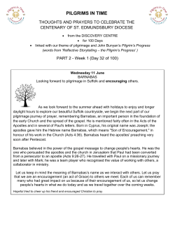 pilgrims in time - St Edmundsbury Cathedral