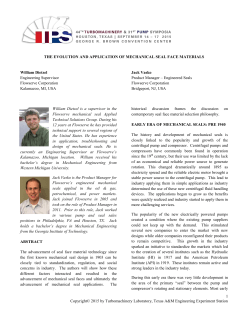 The Evolution And Application Of Mechanical Seal Face Materials