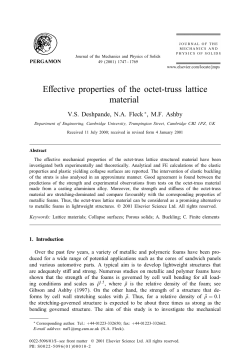Effective properties of the octet