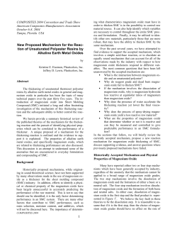 New Proposed Mechanism for the Reac