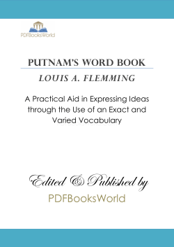 Putnam`s Word Book PDF book preview edition