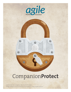 Brochure - Agile Health Insurance