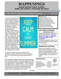 happenings - Pages - Peel District School Board