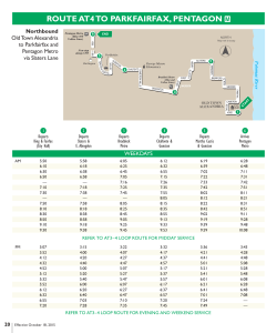 ROUTE AT4 TO PARKFAIRFAX, PENTAGON M