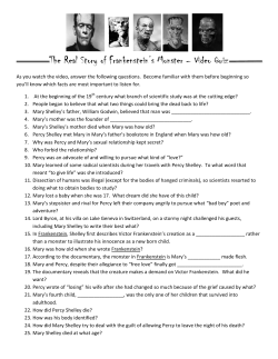 The Real Story of Frankenstein`s Monster &ndash; Video Quiz