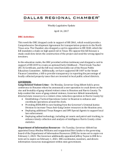 Read the weekly update - Dallas Regional Chamber