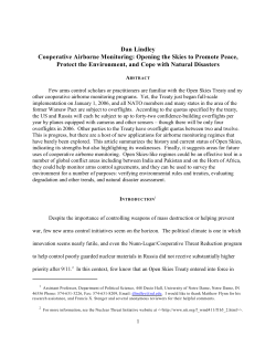 Open Skies - University of Notre Dame