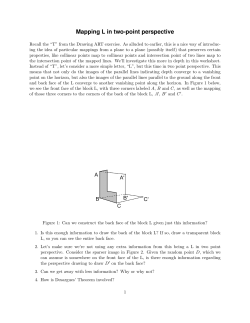 Mapping L in two-point perspective