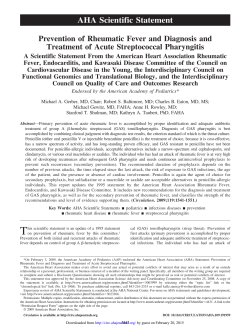 Rhematic Fever prophylaxis